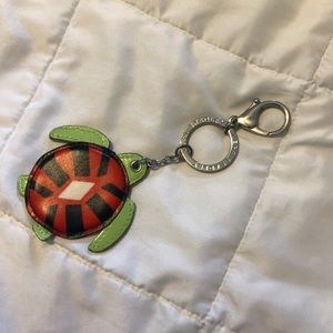 Vera Bradley turtle key chain